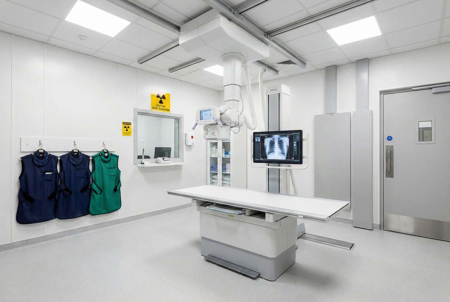 Digital X-ray imaging room at Pasadena accident doctor clinic